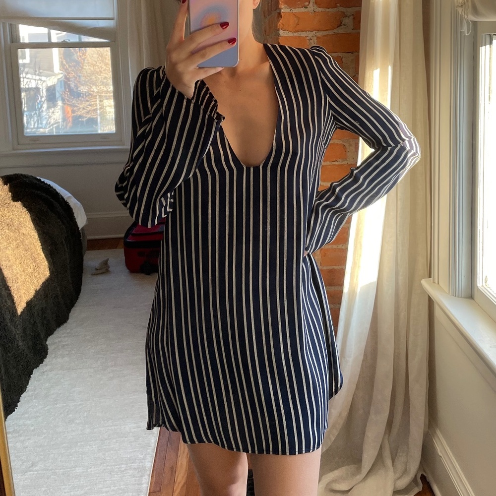 Striped Reformation Dress